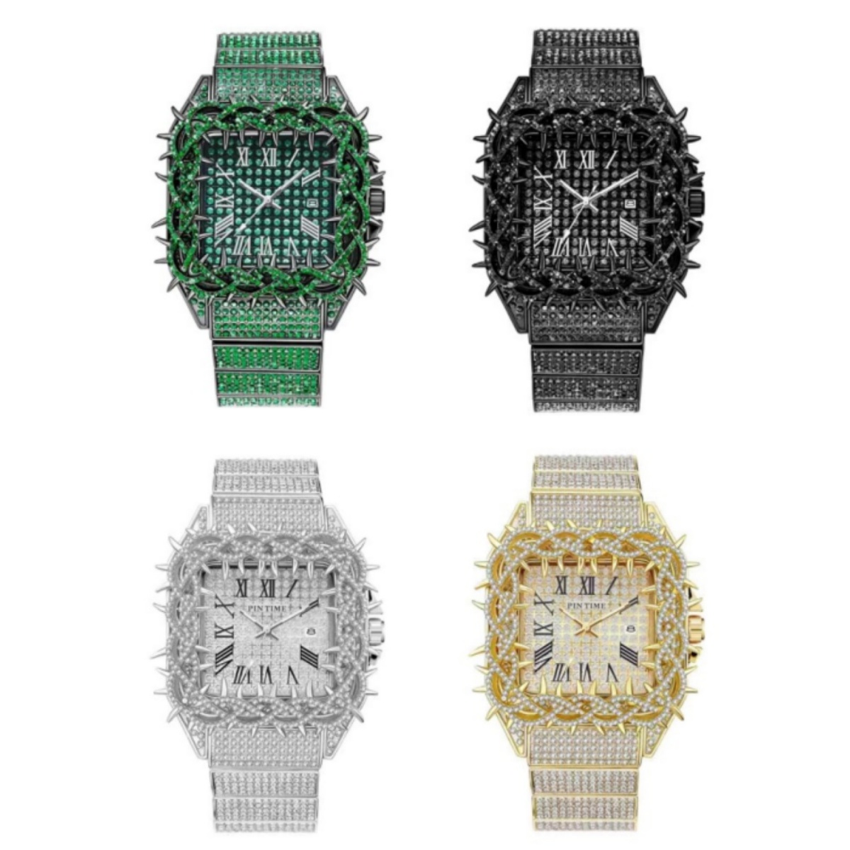 Luxury Watch Iceberg - Jam Tangan Pria Iced Out Square