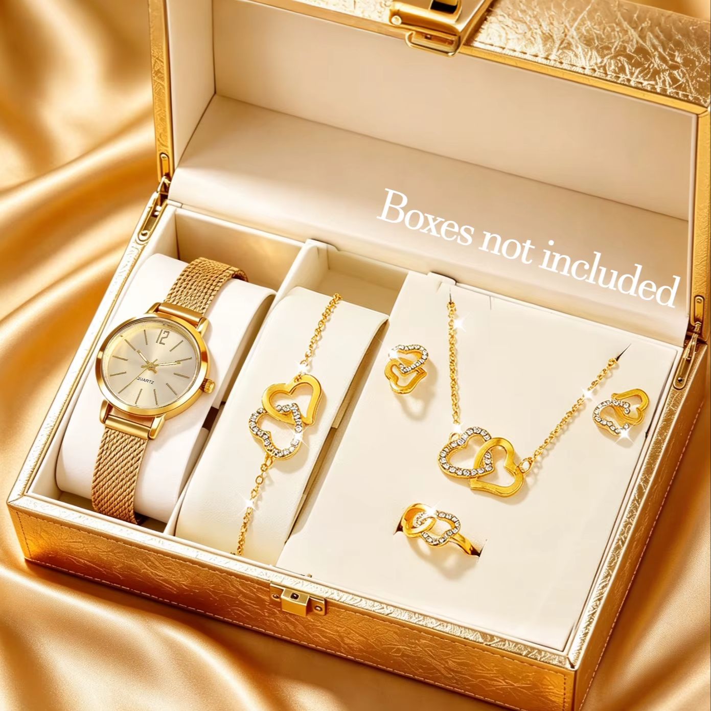 Satu Set 6 Buah Jam Tangan Wan - Luxury Watch Gift For Her ulasan dan harga