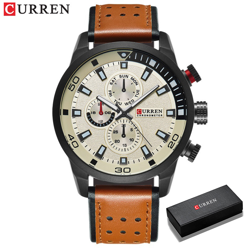 2017 CURREN Gaya Watch Pria Me - Luxury Watch Maker ulasan dan harga