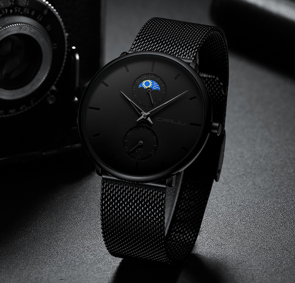 CRRJU, Jam Tangan Pria Mewah d - Luxury Watch Maker ulasan dan harga