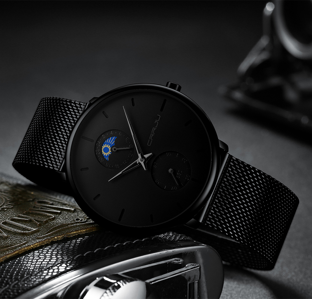 CRRJU, Jam Tangan Pria Mewah d - Luxury Watch Maker ulasan dan harga