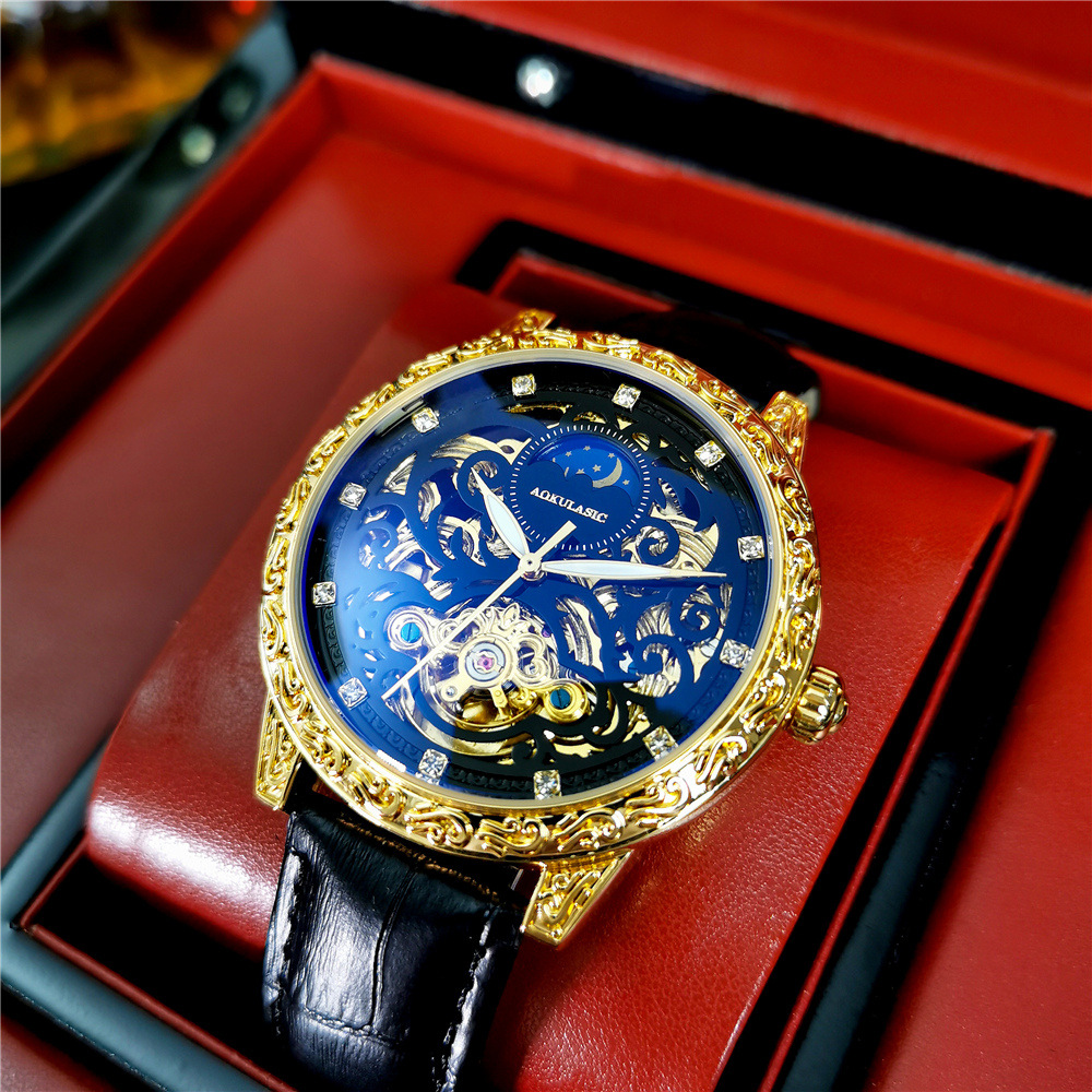 Jam Tangan Pria AOKULASIC Retr - Luxury Watch Iceberg ulasan dan harga