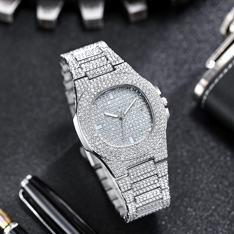 Jam Tangan Iced Out Fashion Ba - Luxury Watch Iceberg ulasan dan harga