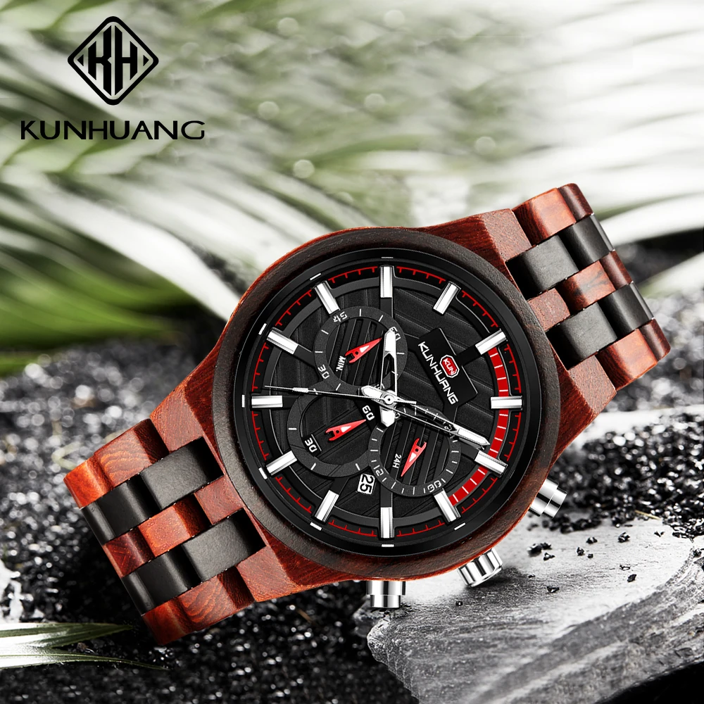 Jam Tangan Pria Kayu Mewah Ber - Luxury Watch Top 10 ulasan dan harga