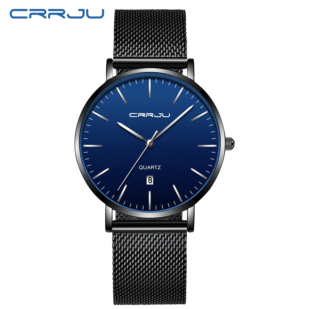 Blaus Masculino New CRRJU Fash - Luxury Watch Maker ulasan dan harga