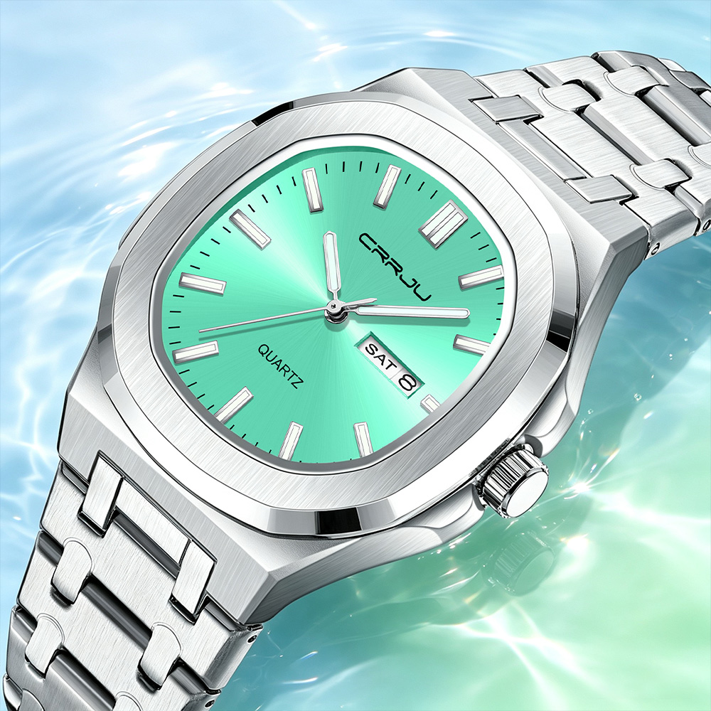 CRRJU 5039 Jam Tangan Pria Mer - Luxury Watch Top 10 ulasan dan harga